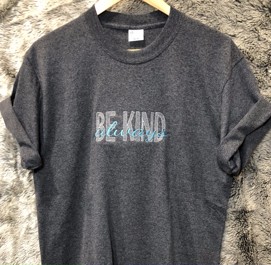 Be Kind Embroidered T-Shirt